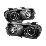 Spyder Acura Integra 94-97 Projector Headlights LED Halo -Black High H1 Low 9006 PRO-YD-AI94-HL-BK - Truck & Automotive