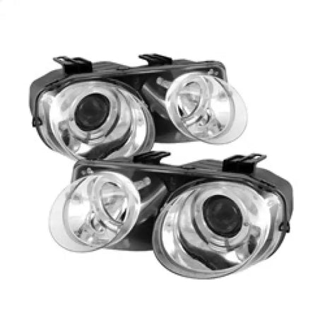 Spyder Acura Integra 98-01 Projector Headlights LED Halo -Chrome High H1 Low 9006 PRO-YD-AI98-HL-C - Truck & Automotive