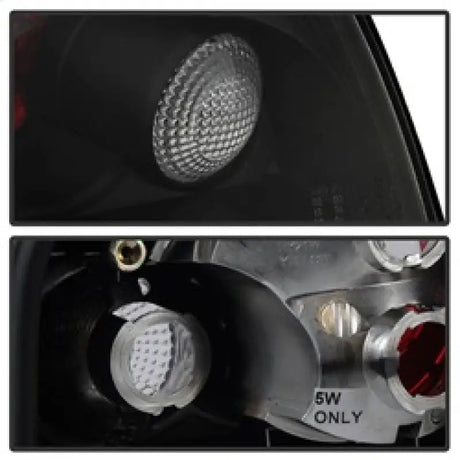 Spyder Audi TT 00-06 Euro Style Tail Lights Black ALT-YD-ATT99-BK - Truck & Automotive