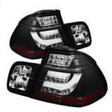 Spyder BMW E46 3-Series 02-05 4Dr Light Bar Style LED Tail Lights Black ALT-YD-BE4602-4D-LBLED-BK - Truck & Automotive