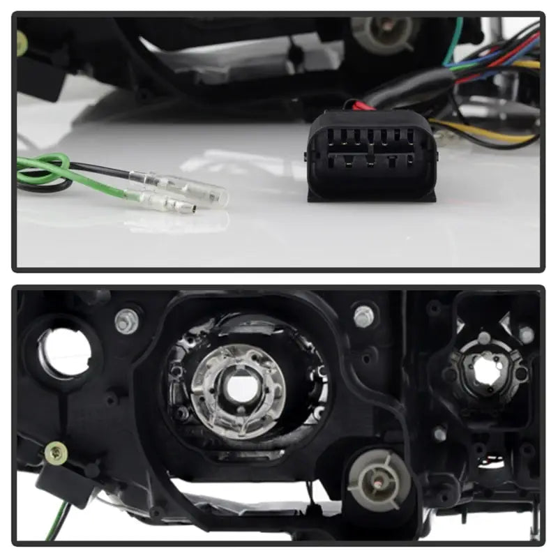 Spyder BMW E90 3-Series 06-08 4DR Headlights - Halogen Model Only - Black PRO-YD-BMWE9005V2-AM-BK - Truck & Automotive