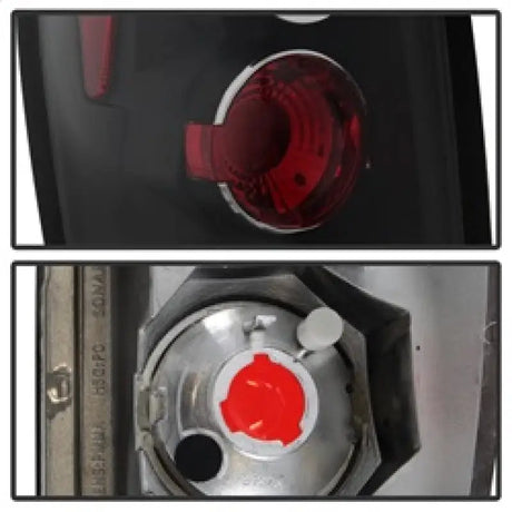 Chevy Avalanche euro style tail lights assembly for stylish upgrade ALT-YD-CAV04-BK