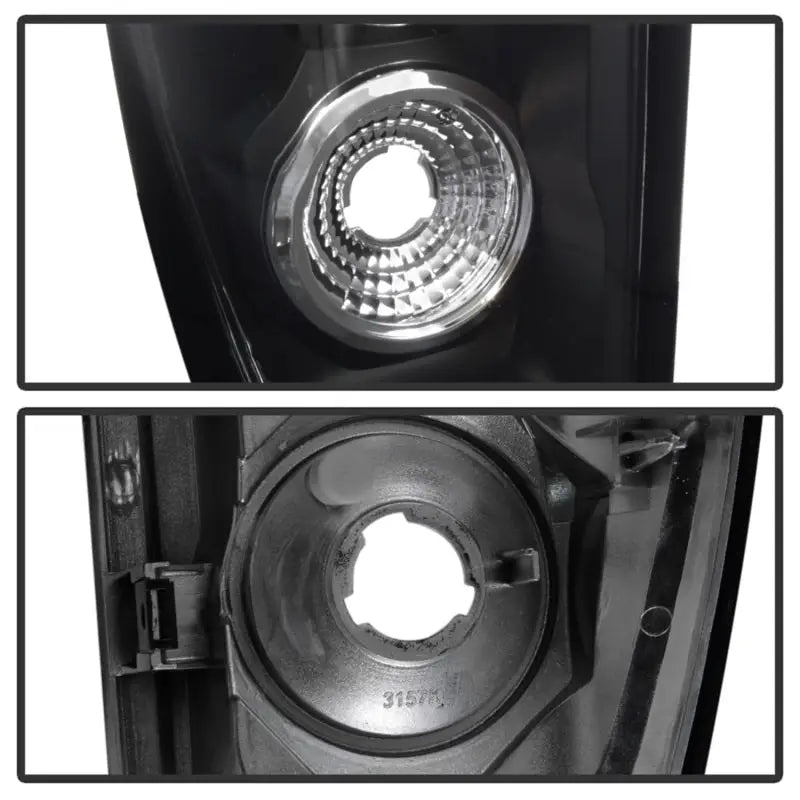 Automotive light assembly for Chevy Avalanche Euro Style Tail Lights Black ALT-YD-CAV04-BK