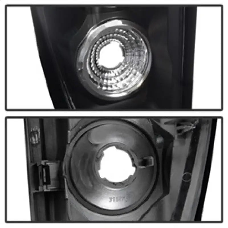 Automotive headlight assembly for Chevy Avalanche Euro Style Tail Lights Black ALT-YD-CAV04-BK