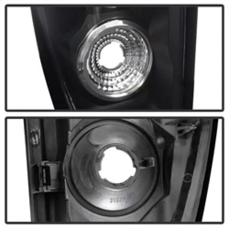 Automotive headlight assembly for Chevy Avalanche Euro Style Tail Lights Black ALT-YD-CAV04-BK
