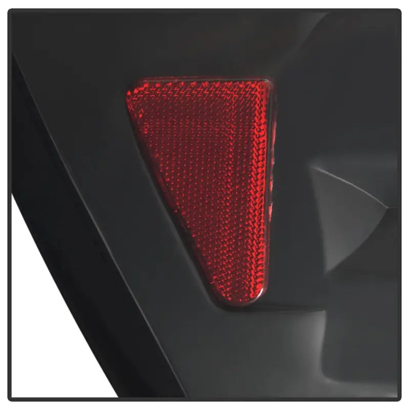 Black automotive reflector for Chevy Avalanche Euro style tail lights upgrade