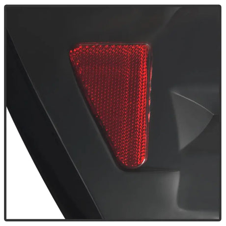 Black automotive reflector for Chevy Avalanche Euro style tail lights upgrade