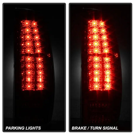 Spyder Chevy Avalanche 07-13 LED Tail Lights Red Clear ALT-YD-CAV07-LED-RC - Truck & Automotive