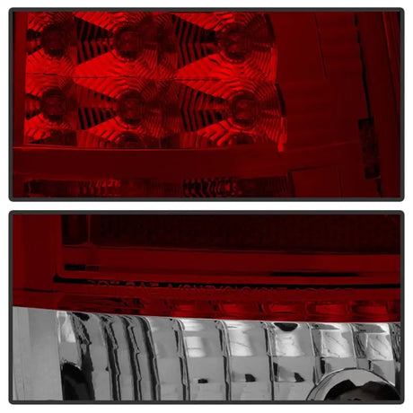 Spyder Chevy Avalanche 07-13 LED Tail Lights Red Clear ALT-YD-CAV07-LED-RC - Truck & Automotive