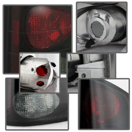 Spyder Chevy S10 94-04/Isuzu Hombre 96-00 Euro Tail Lights Blk Smke ALT-YD-CS1094-BSM - Truck & Automotive