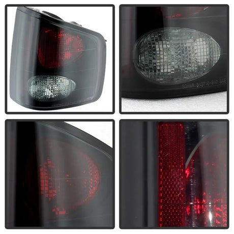 Spyder Chevy S10 94-04/Isuzu Hombre 96-00 Euro Tail Lights Blk Smke ALT-YD-CS1094-BSM - Truck & Automotive