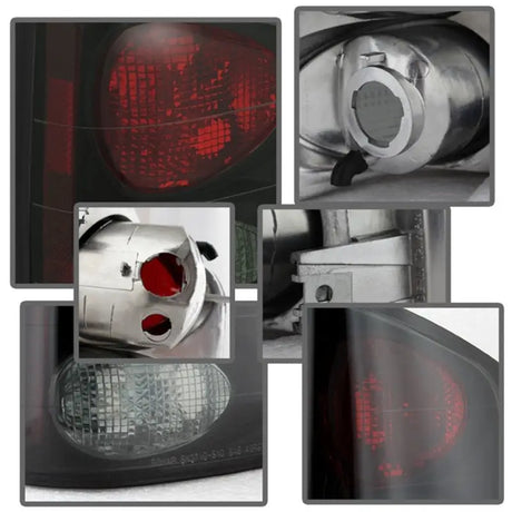 Spyder Chevy S10 94-04/Isuzu Hombre 96-00 Euro Tail Lights Blk Smke ALT-YD-CS1094-BSM - Truck & Automotive