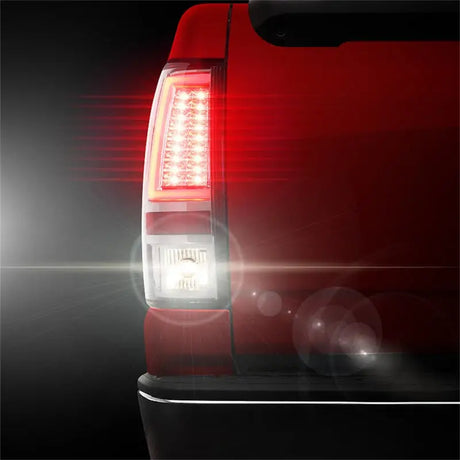 Spyder Chevy Silverado 1500/2500 03-06 Version 2 LED Tail Lights - Chrome ALT-YD-CS03V2-LED-C - Truck & Automotive