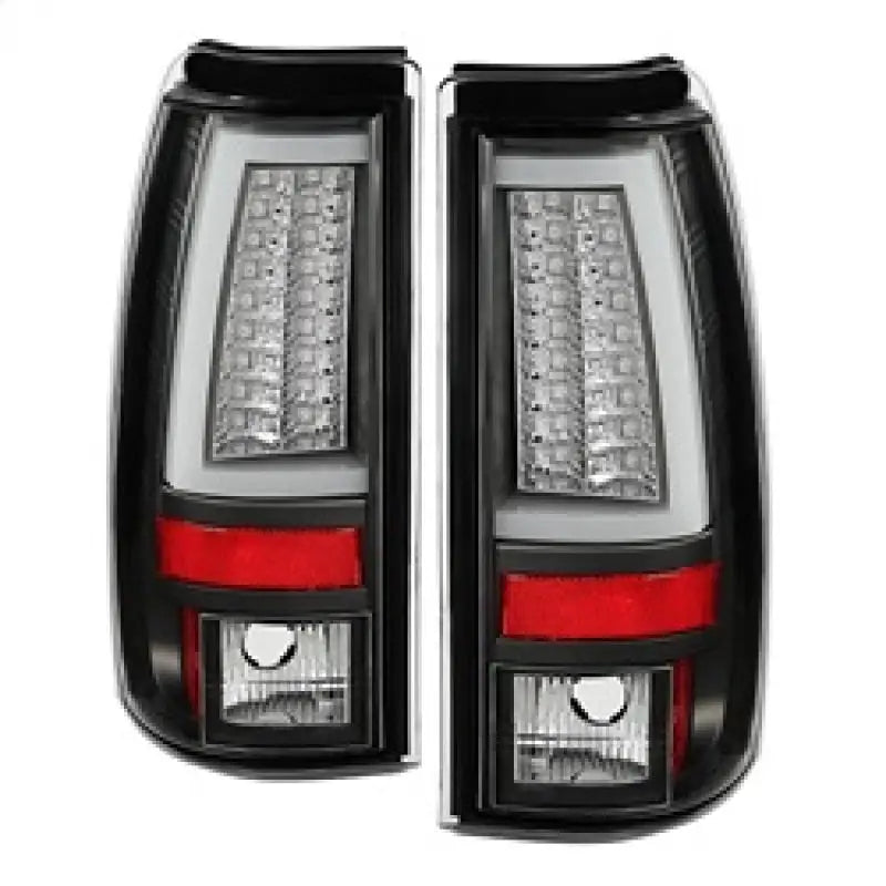 Black and white LED tail lights for Chevy Silverado 1500/2500 03-06