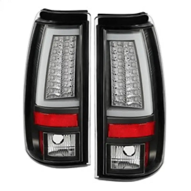 Black and white LED tail lights for Chevy Silverado 1500/2500 03-06