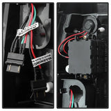Automotive tail light assembly for Chevy Silverado with black LED tail lights upgrade