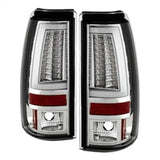 Spyder Chevy Silverado 1500/2500 03-06 Version 2 LED Tail Lights - Chrome ALT-YD-CS03V2-LED-C - Truck & Automotive