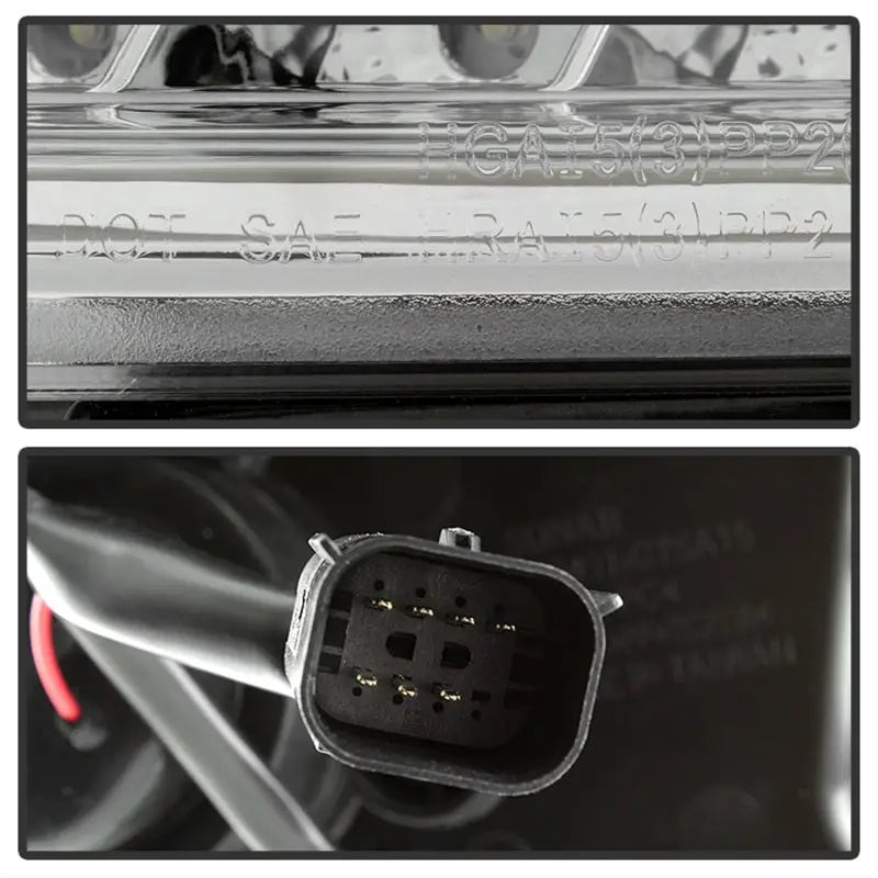 Automotive LED taillight with electrical connector for Spyder Chevy Tahoe projector headlights