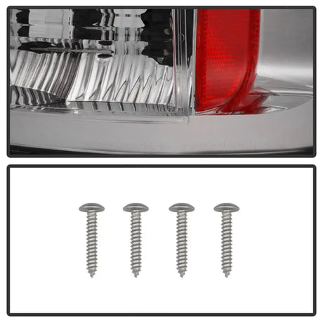 Spyder Dodge Ram 02-06 1500/Ram 2500/3500 03-06 LED Tail Light Chrome ALT-YD-DRAM02-LED-C - Truck & Automotive