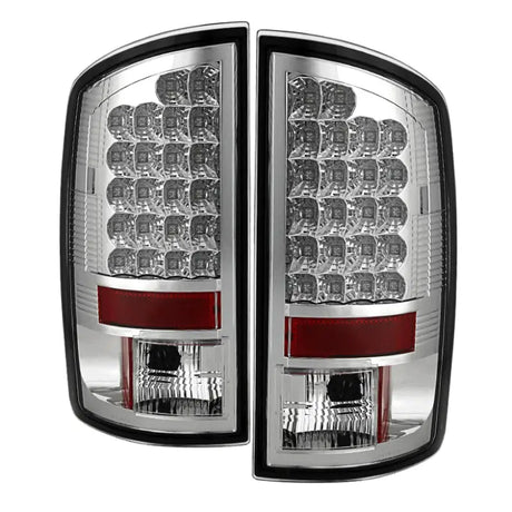 Spyder Dodge Ram 02-06 1500/Ram 2500/3500 03-06 LED Tail Light Chrome ALT-YD-DRAM02-LED-C - Truck & Automotive