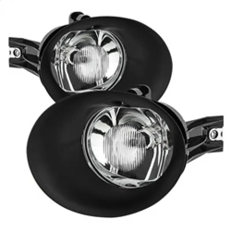Pair of black and chrome OEM fog lights for Dodge Ram 02-08 1500 models