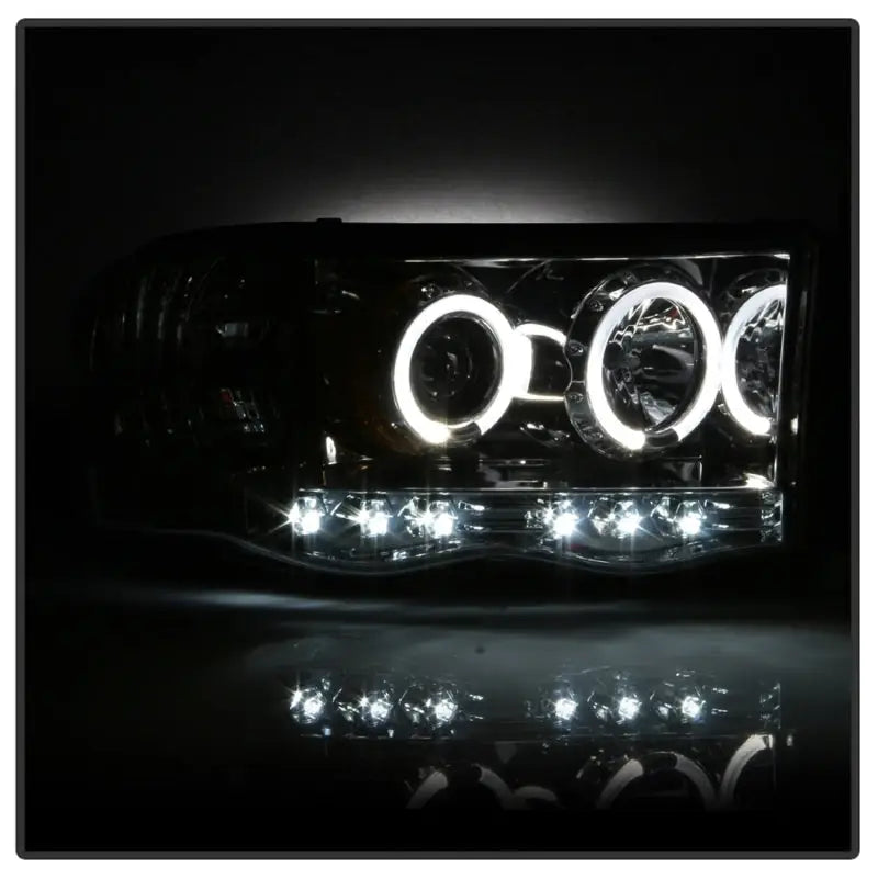 Bright Spyder Dodge Ram 1500 Projector Headlights with LED Halo Assembly
