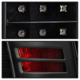 Automotive tail light assembly with LED tail lights for Dodge Ram 1500 09-18 and 2500 3500