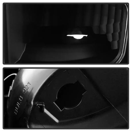 Automotive light assembly with LED tail lights for Dodge Ram 1500 and 2500 models