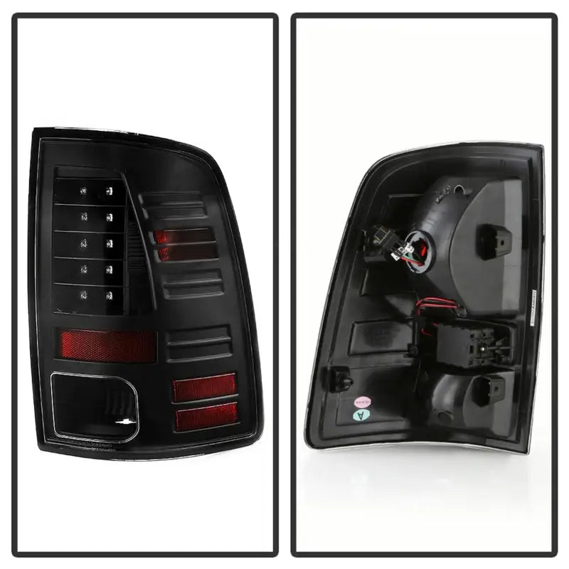 Black aftermarket LED Tail Lights for Dodge Ram 1500 09-18 and 2500/3500 10-18