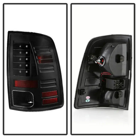 Black aftermarket LED Tail Lights for Dodge Ram 1500 09-18 and 2500/3500 10-18