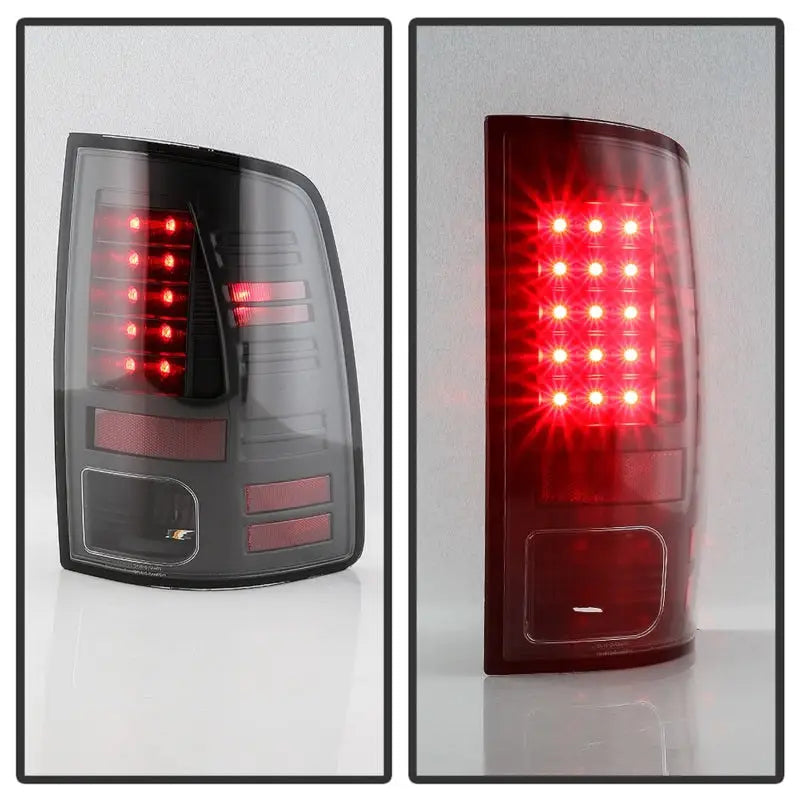 Smoked LED tail lights for Dodge Ram 1500 09-18, stylish led tail lights upgrade