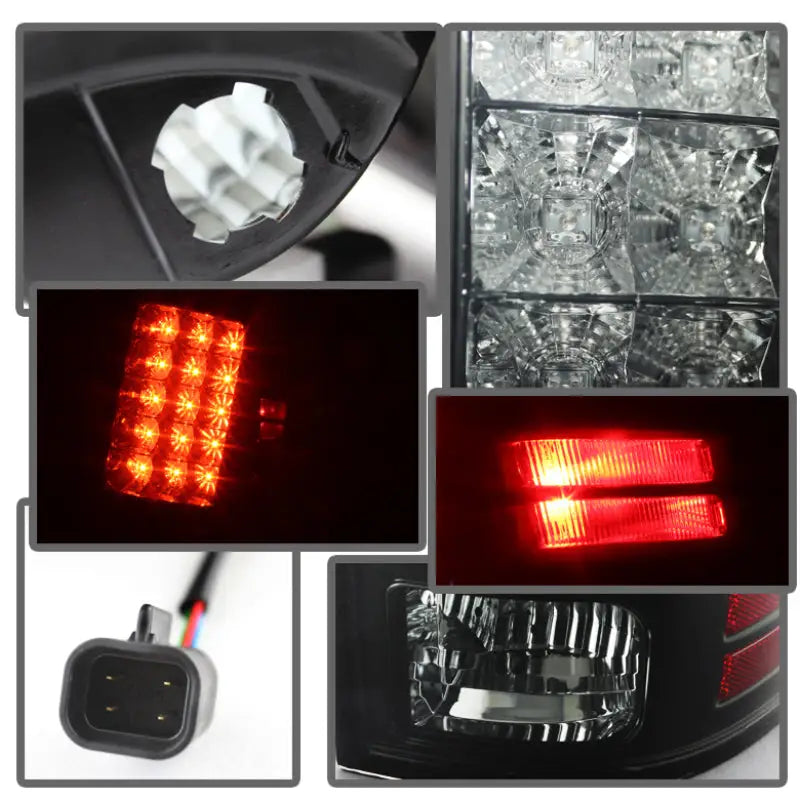 Spyder Dodge Ram 1500 13-14 LED Tail Lights Model only - Blk Smke ALT-YD-DRAM13-LED-BSM