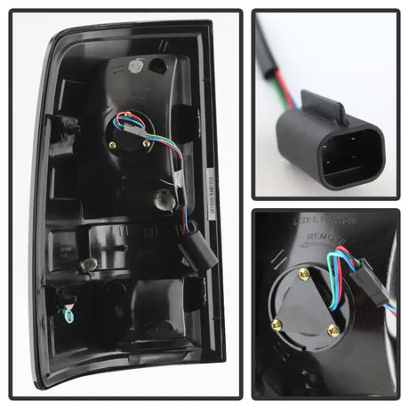 Spyder Dodge Ram 1500 13-14 LED Tail Lights Model only - Blk Smke ALT-YD-DRAM13-LED-BSM
