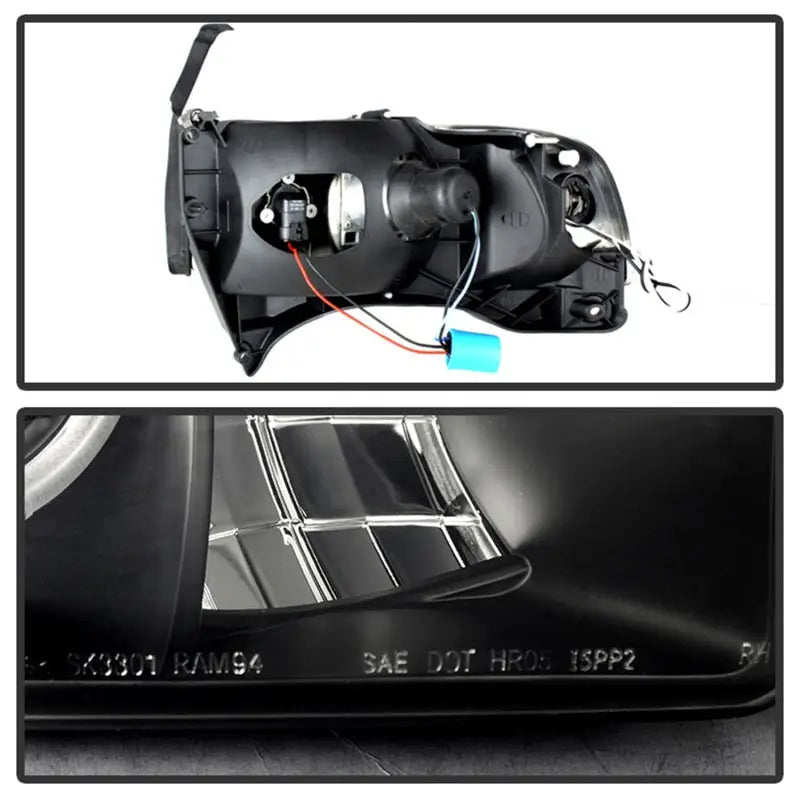 Spyder Dodge Ram 1500 94-01 Sport Projector Headlights LED Halo LED Blk Smke PRO-YD-DR94-HL-AM-BSM, RV, Automotive, Powersports, off-road, marine, exterior, truck accessories, interior, truck bed, rv parts, Truck & Automotive, Lights, AVADA - Best Sellers