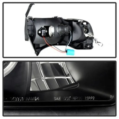 Spyder Dodge Ram 1500 94-01 Sport Projector Headlights LED Halo LED Blk Smke; Truck & Automotive, Lights, AVADA - Best Sellers.