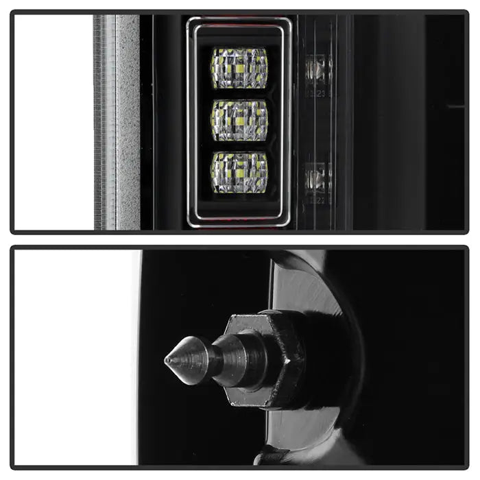 Spyder Easy To Install Tail Light Assembly 5088789 - Black Halogen Headlight Full Led