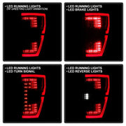 Spyder Easy To Install Tail Light Assembly 5088789 - Black Halogen Headlight Full Led
