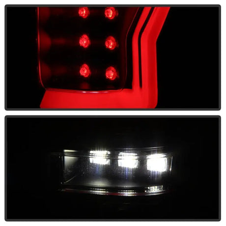 Spyder Ford F150 04-08 Styleside Tail Light V2 - LED - Black Smoke ALT-YD-FF15004V2-LBLED-BSM 
