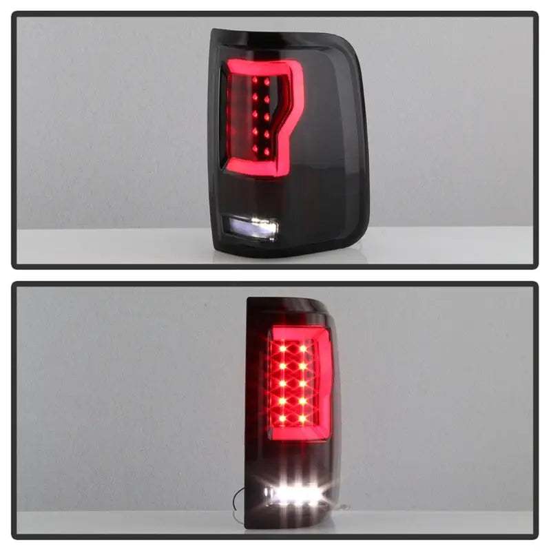 Spyder Ford F150 04-08 Styleside Tail Light V2 - LED - Black Smoke ALT-YD-FF15004V2-LBLED-BSM 
