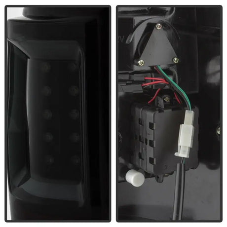 Spyder Ford F150 04-08 Styleside Tail Light V2 - LED - Black Smoke ALT-YD-FF15004V2-LBLED-BSM 