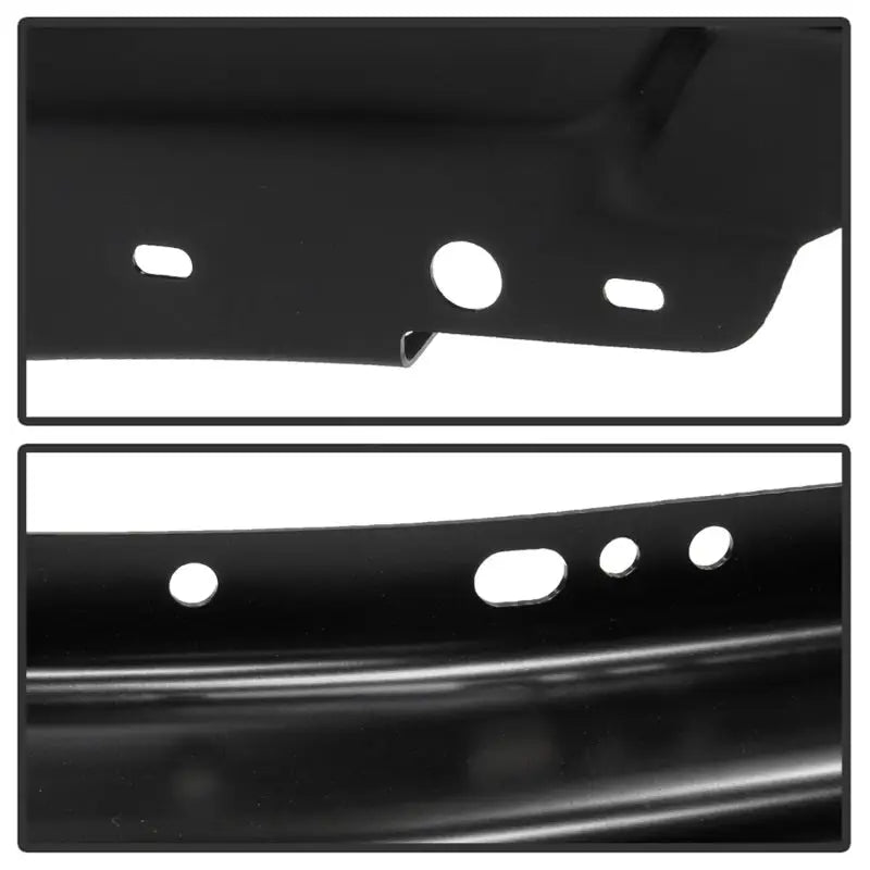 Spyder Ford F150 09-14 w/Fog Light Hole Front Bumper - Black (OEM # 9L3Z17757DPTM) - Truck & Automotive