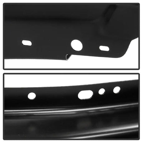 Spyder Ford F150 09-14 w/Fog Light Hole Front Bumper - Black (OEM # 9L3Z17757DPTM) - Truck & Automotive