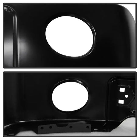 Spyder Ford F150 09-14 w/Fog Light Hole Front Bumper - Black (OEM # 9L3Z17757DPTM) - Truck & Automotive