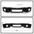 Spyder Ford F150 09-14 w/Fog Light Hole Front Bumper - Black (OEM # 9L3Z17757DPTM) - Truck & Automotive