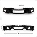 Spyder Ford F150 09-14 w/Fog Light Hole Front Bumper - Black (OEM # 9L3Z17757DPTM) - Truck & Automotive