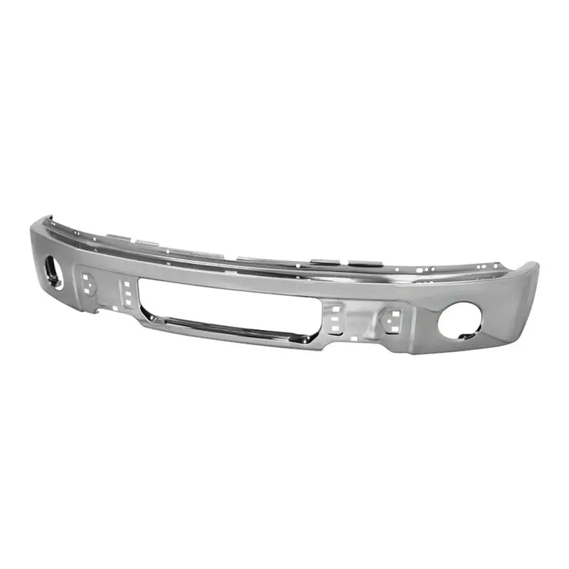 Spyder Ford F150 09-14 w/Fog Light Hole w/o Harley Model Front Bumper - Chrome (OEM 9L3Z17757B) - Truck & Automotive