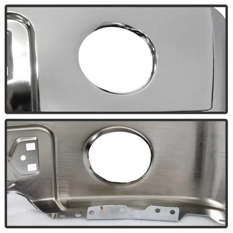 Spyder Ford F150 09-14 w/Fog Light Hole w/o Harley Model Front Bumper - Chrome (OEM 9L3Z17757B) - Truck & Automotive