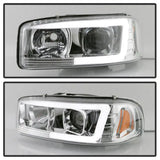 Spyder GMC Sierra 1500/2500/3500 99-06 V2 Projector Headlights - DRL - Chrome PRO-YD-CDE00V2-LB-C 
