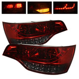 Red LED tail lights for GMC Sierra 19-20, stylish black LED tail lights upgrade