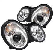 Chrome projector headlights for Mercedes Benz CLK 98-02, fits Mercedes Benz cars